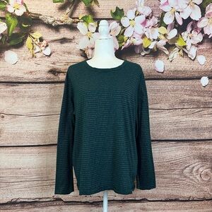 Women’s Cotton Multicolored Sparkled Striped Casual Comfy Everyday Tee